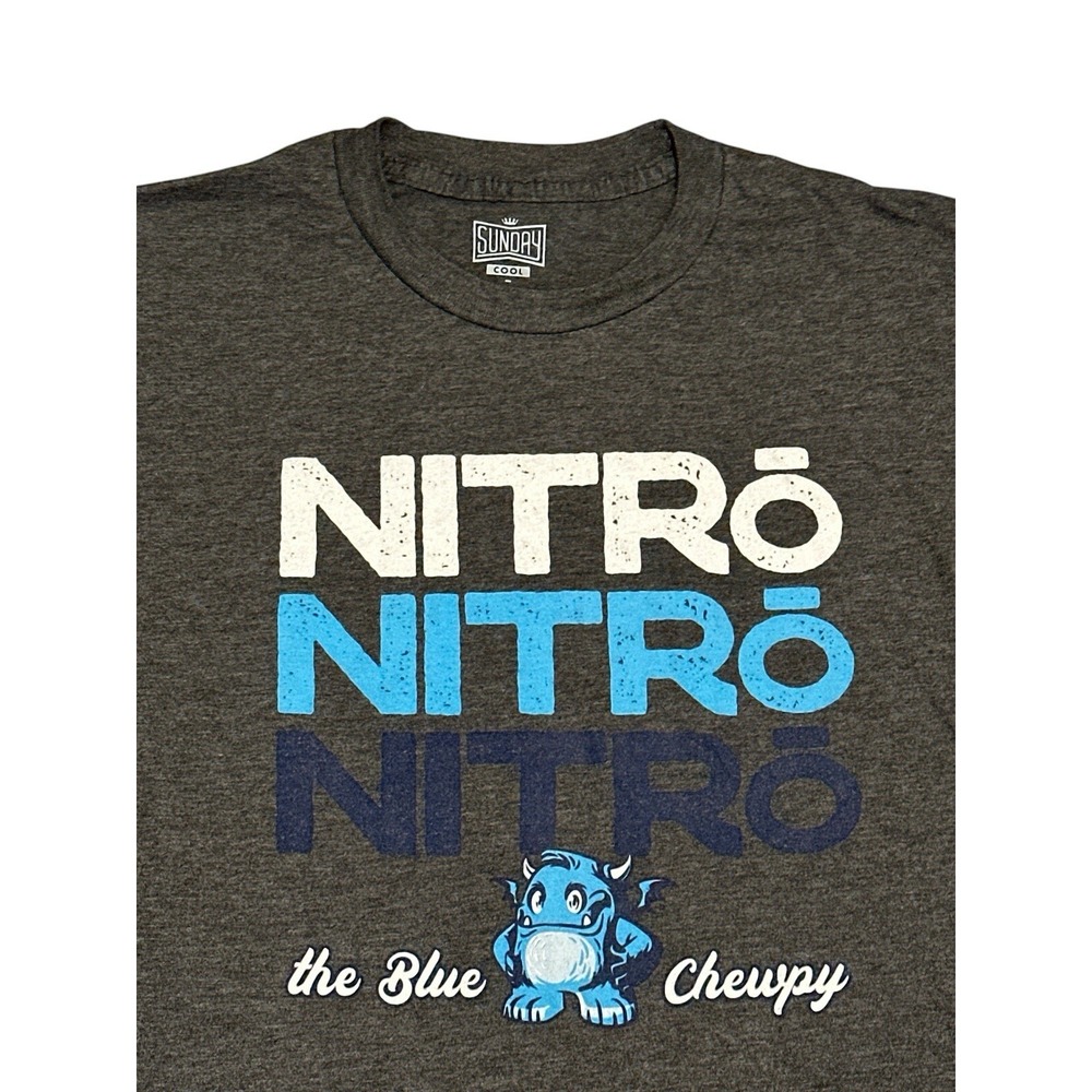 Sunday Cool Nitro Nitro Nitro The Blue Chewpy T-Shirt Size S 50%Cotton/50%Poly